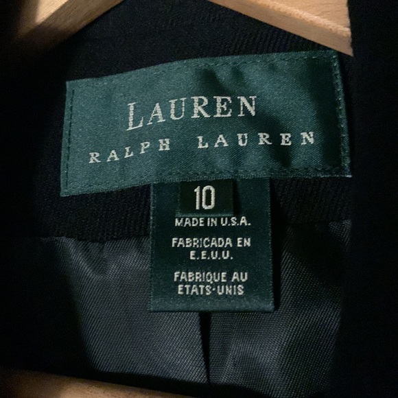 Lauren for Ralph Lauren, navy, Waist length Wool Jacket - Picture 7 of 7
